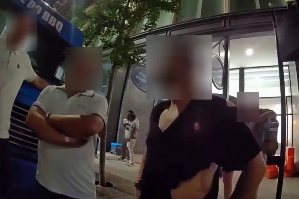 Bodycam footage of a brutal attack that left six injured.