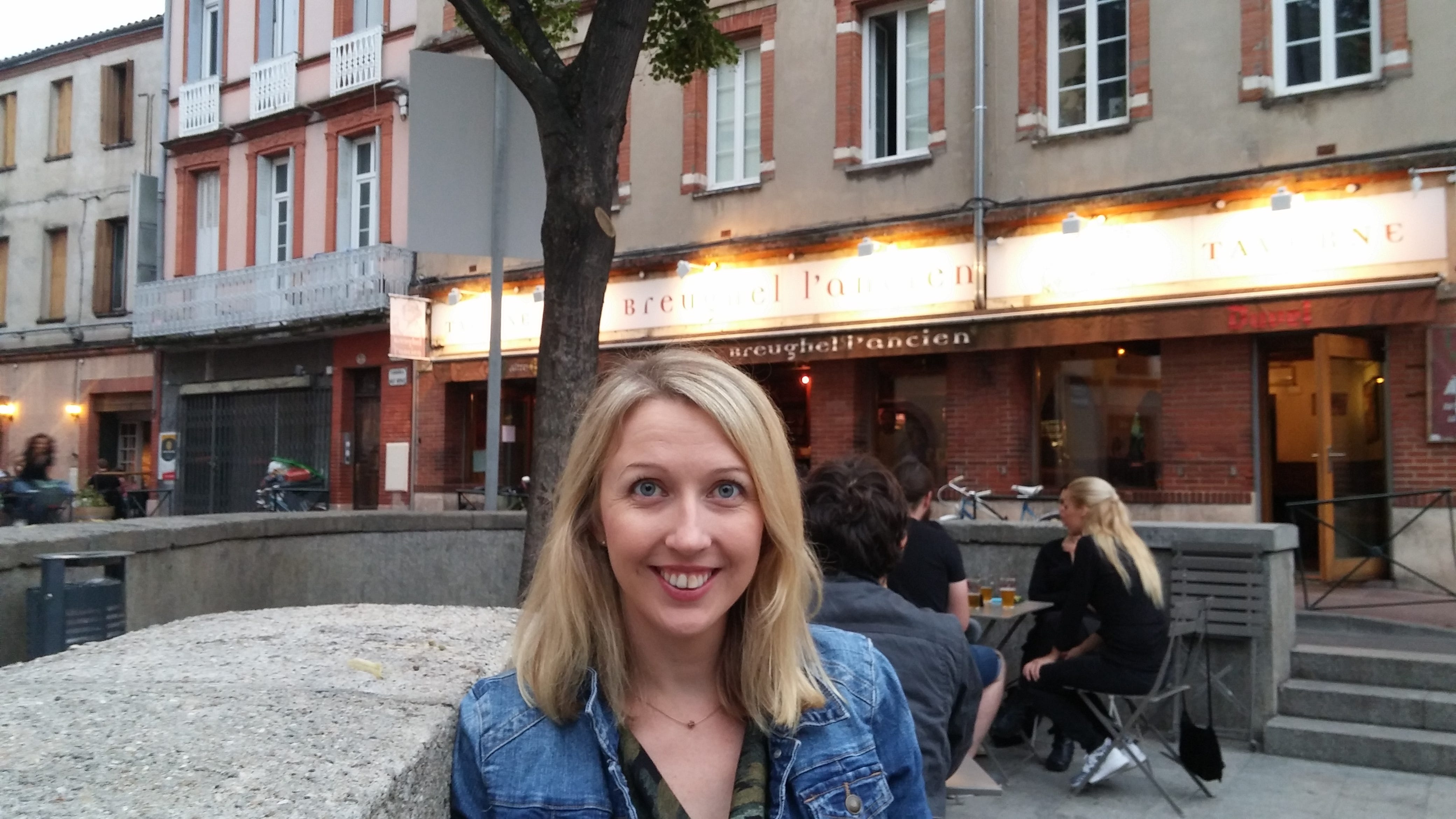The author in one of her new favorite cities in France, Toulouse.