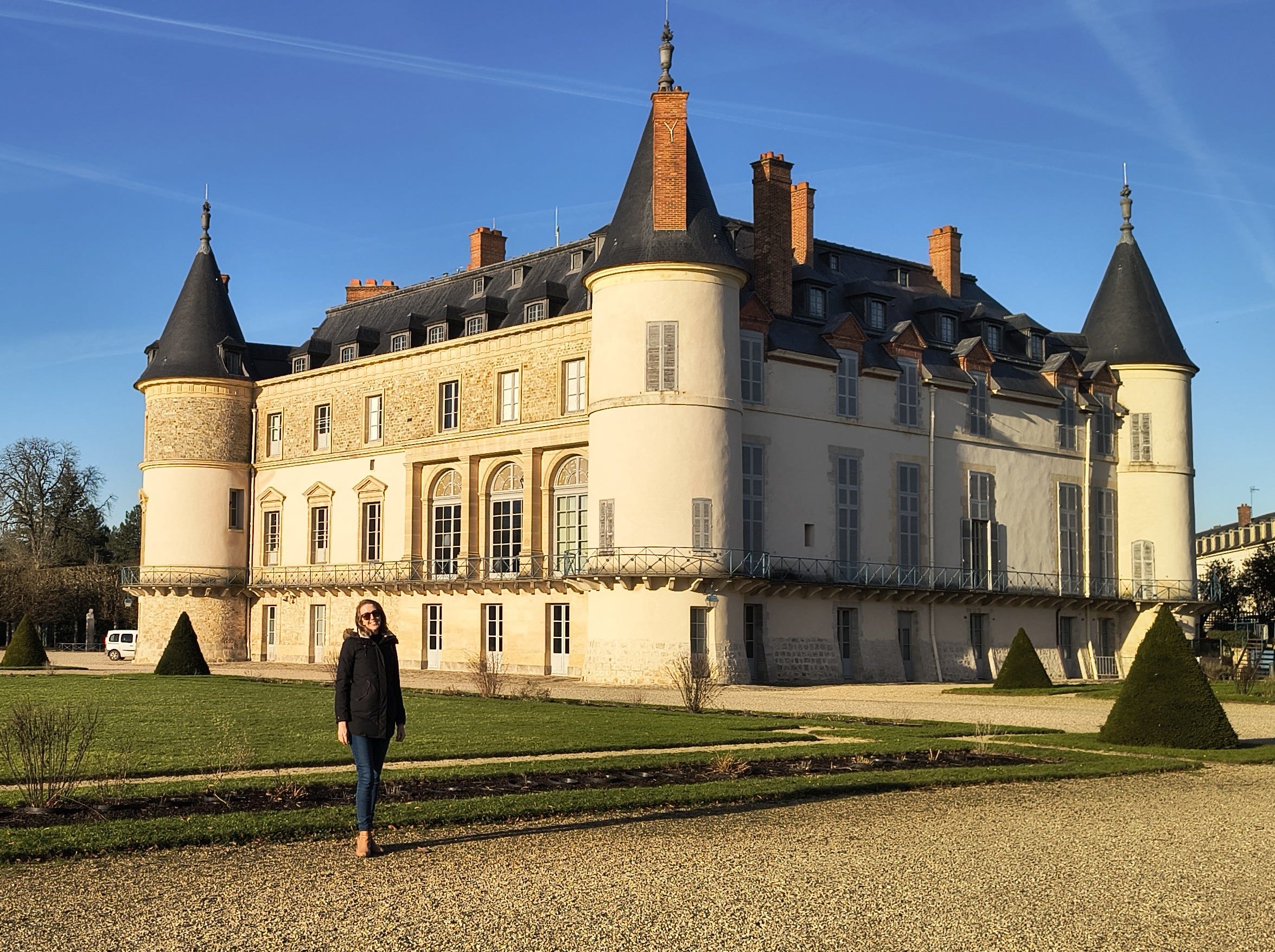 The author at Rambouillet Castle
