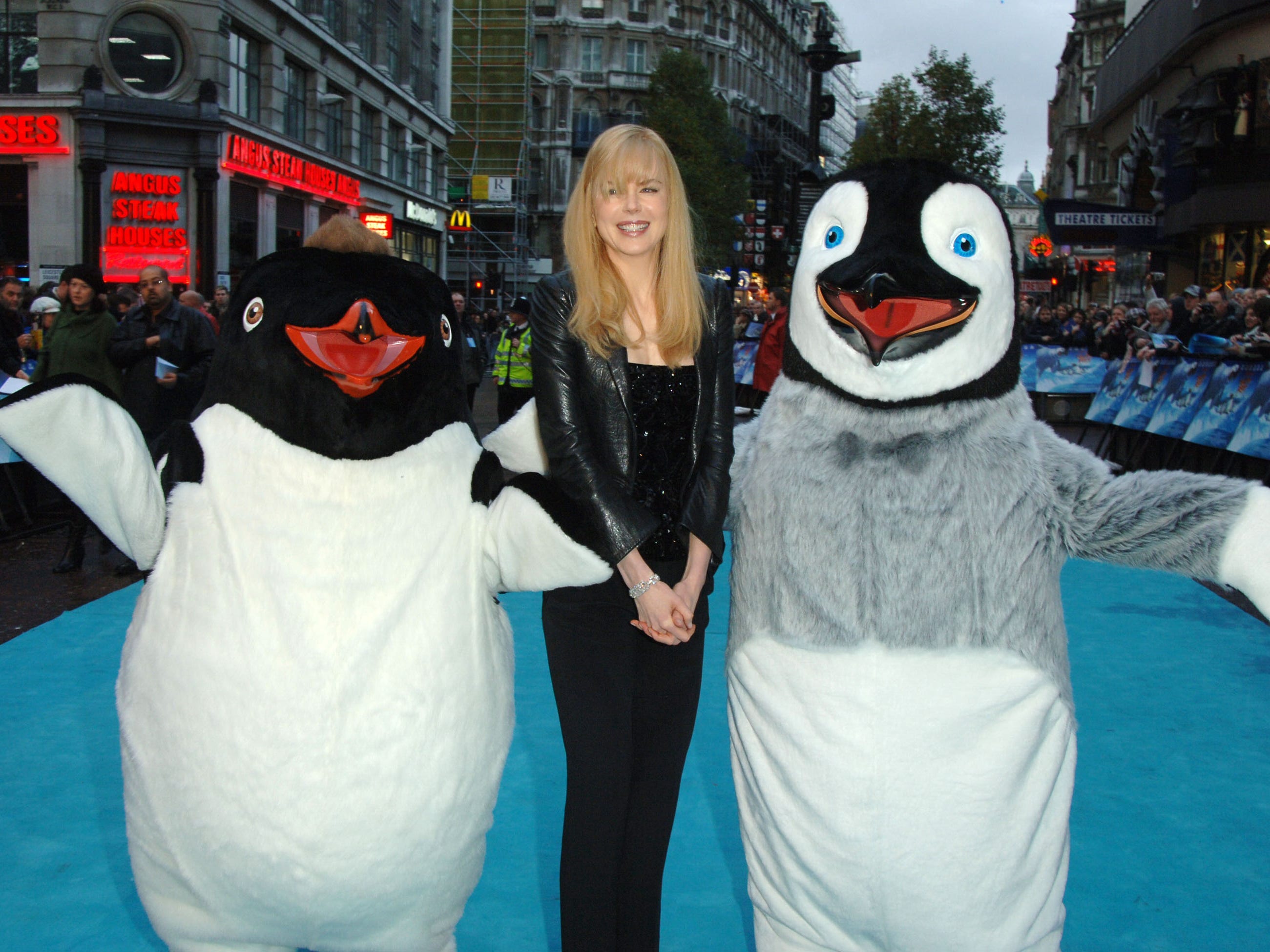 Nicole Kidman at the London premiere of "Happy Feet" in 2006.