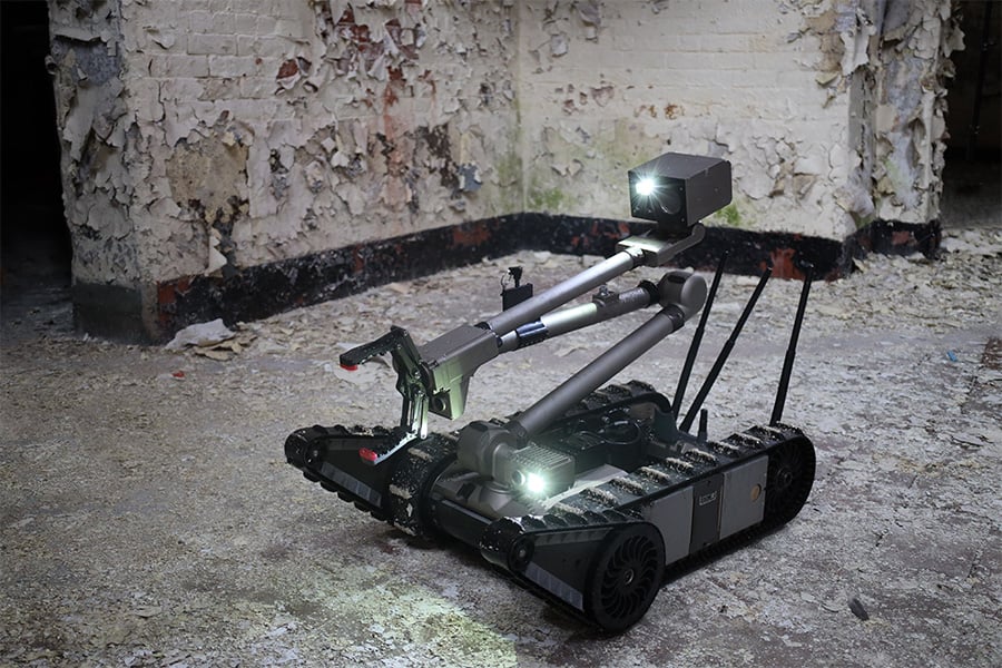 NYPD's new bomb disposal robot.