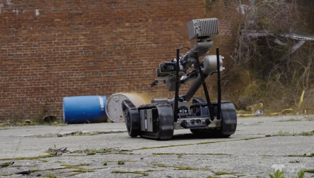 NYPD new bomb disposal robot.