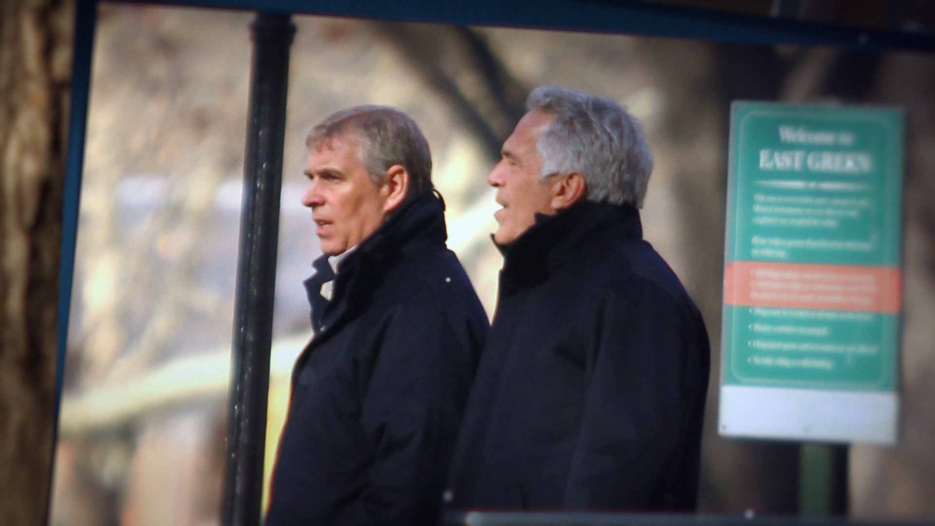 Prince Andrew and Jeffrey Epstein.