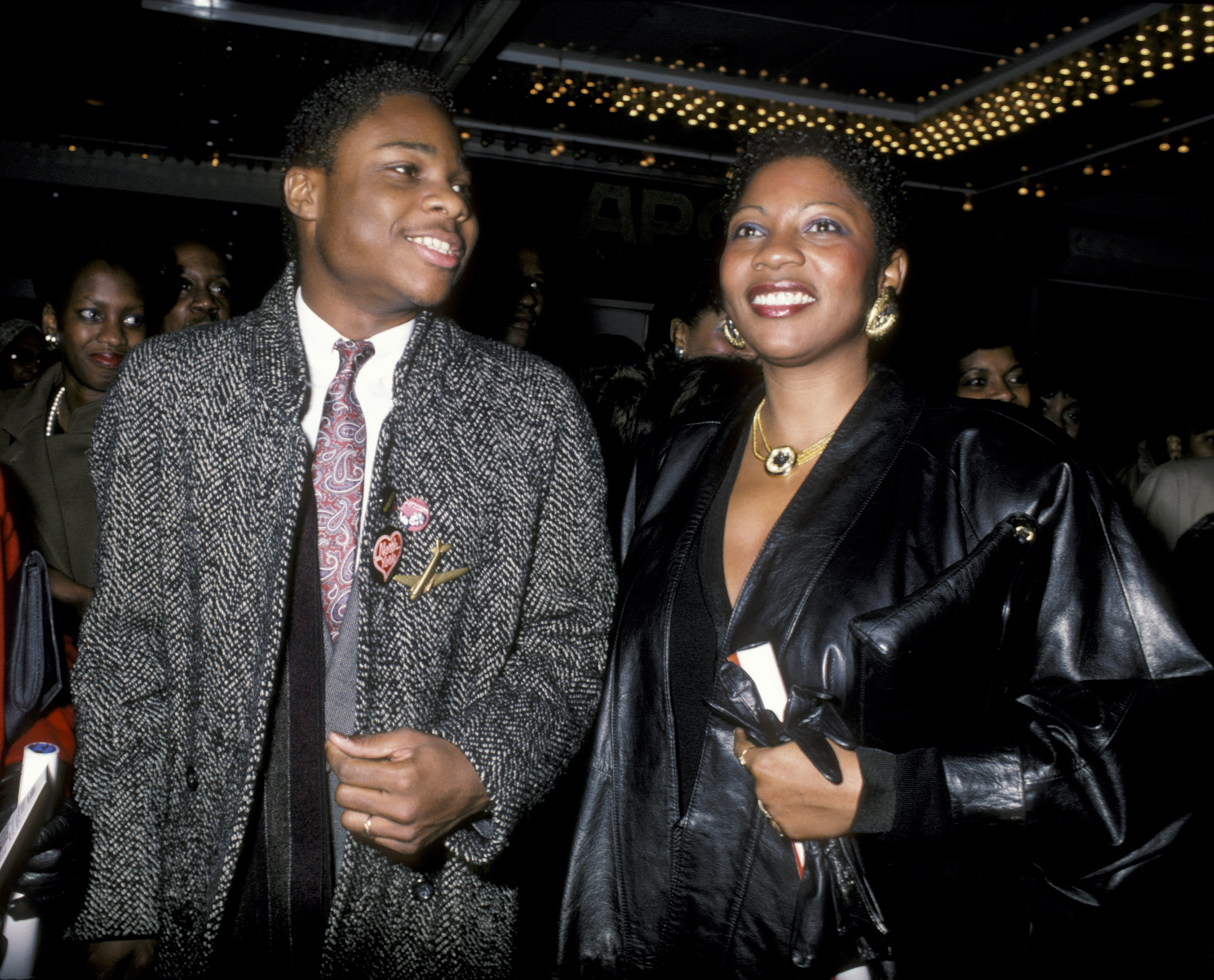 Malcolm-Jamal Warner and Pamela Warner.