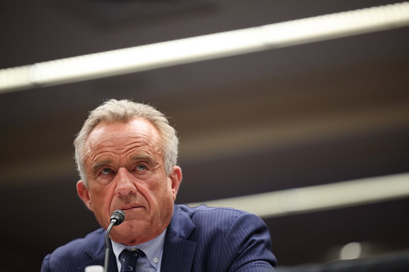 Secretary of Health and Human Services Robert F. Kennedy Jr. testifies on Capitol Hill on May 20, 2025 in Washington, D.C.