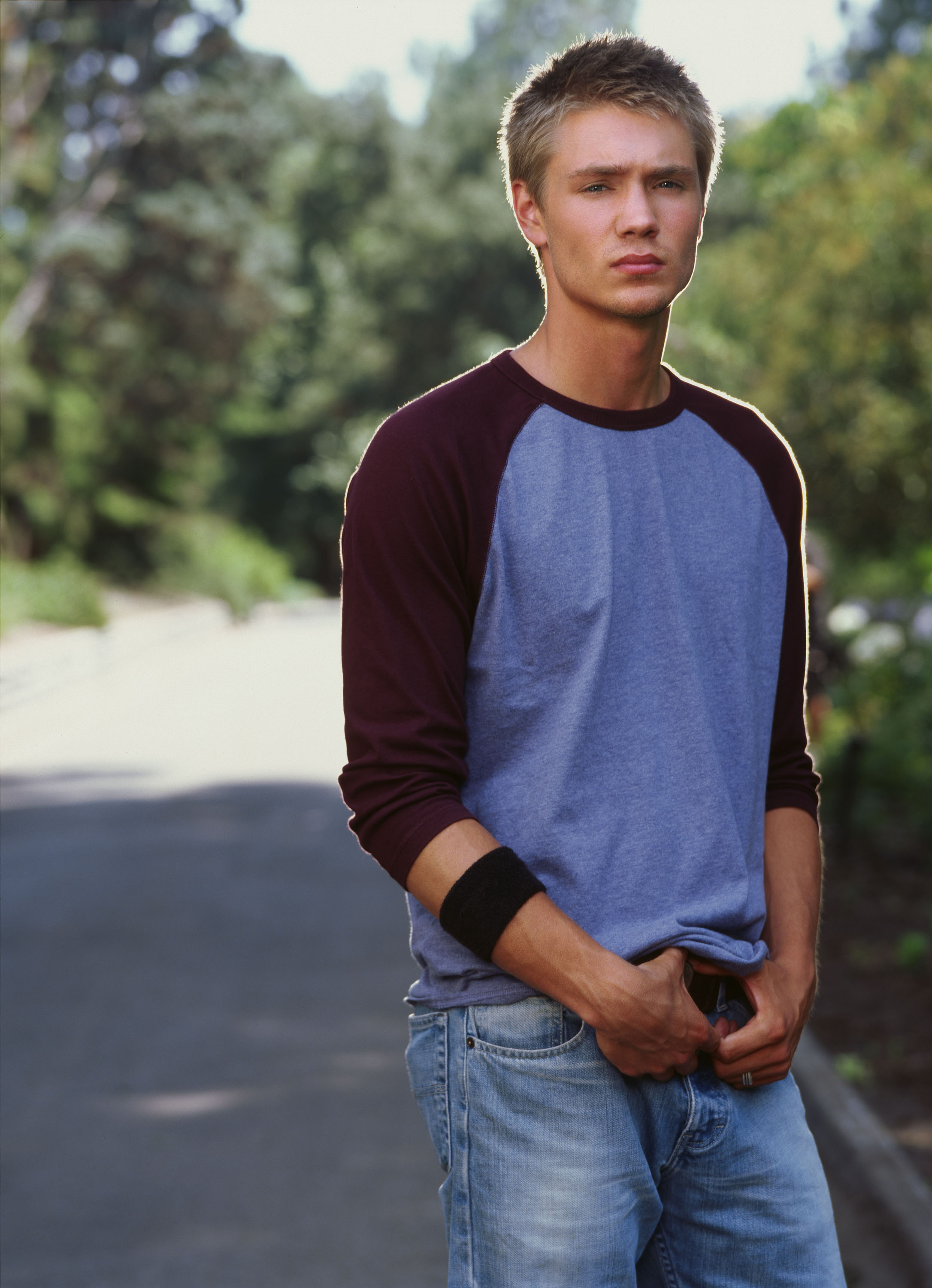 Chad Michael Murray in an informal portrait. 