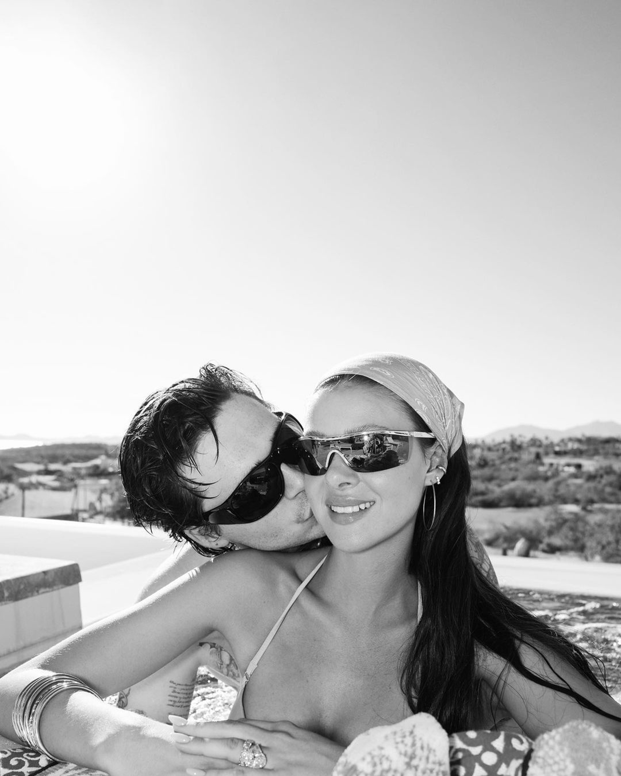 Brooklyn Beckham and Nicola Peltz in a selfie. 