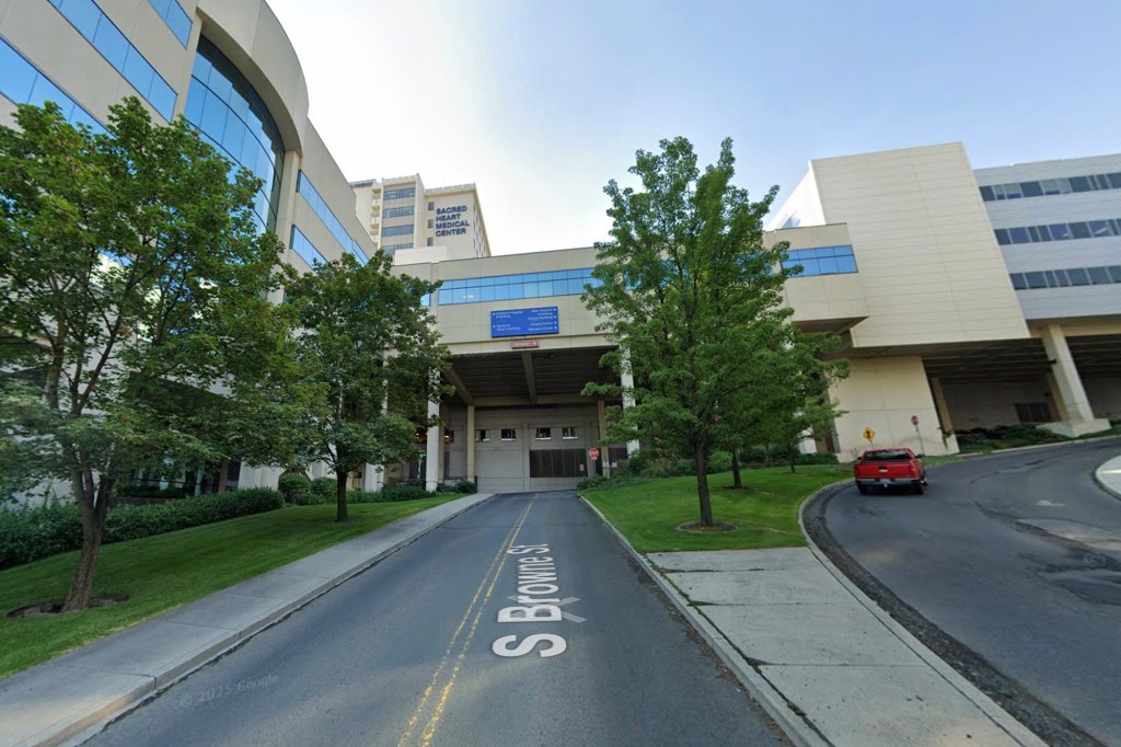 Providence Sacred Heart Medical Center street view.