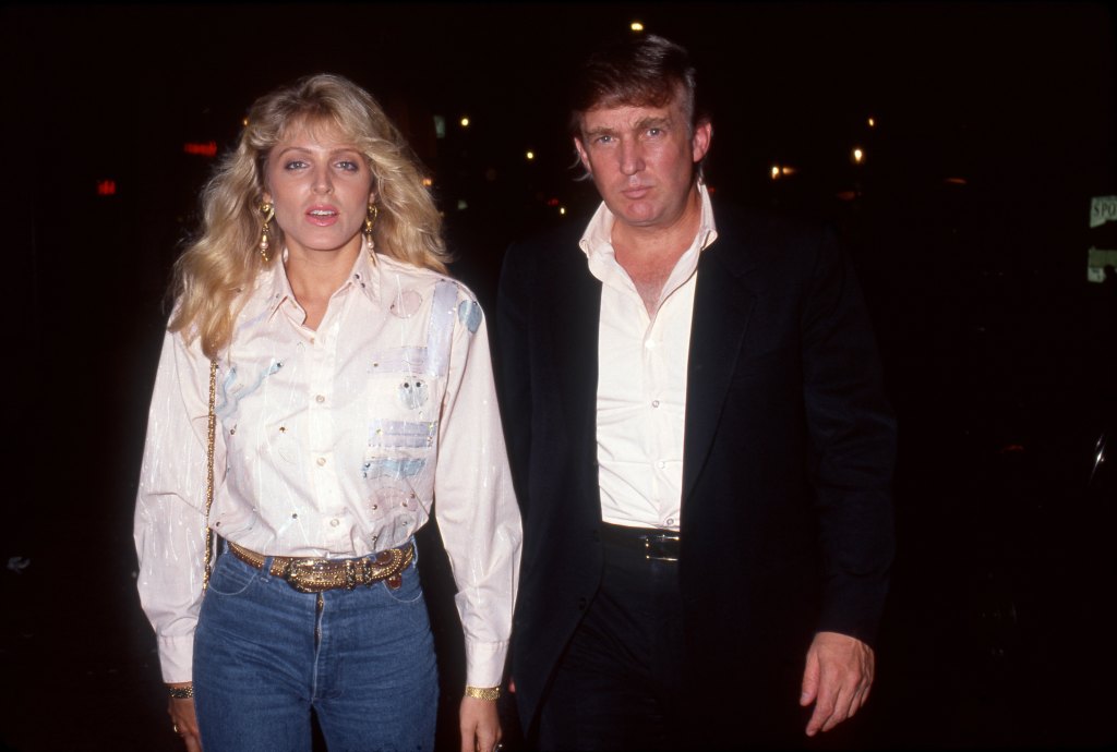 Donald Trump and girlfriend Marla Maples