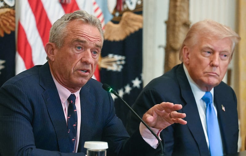 Robert F. Kennedy Jr. and Donald Trump.
