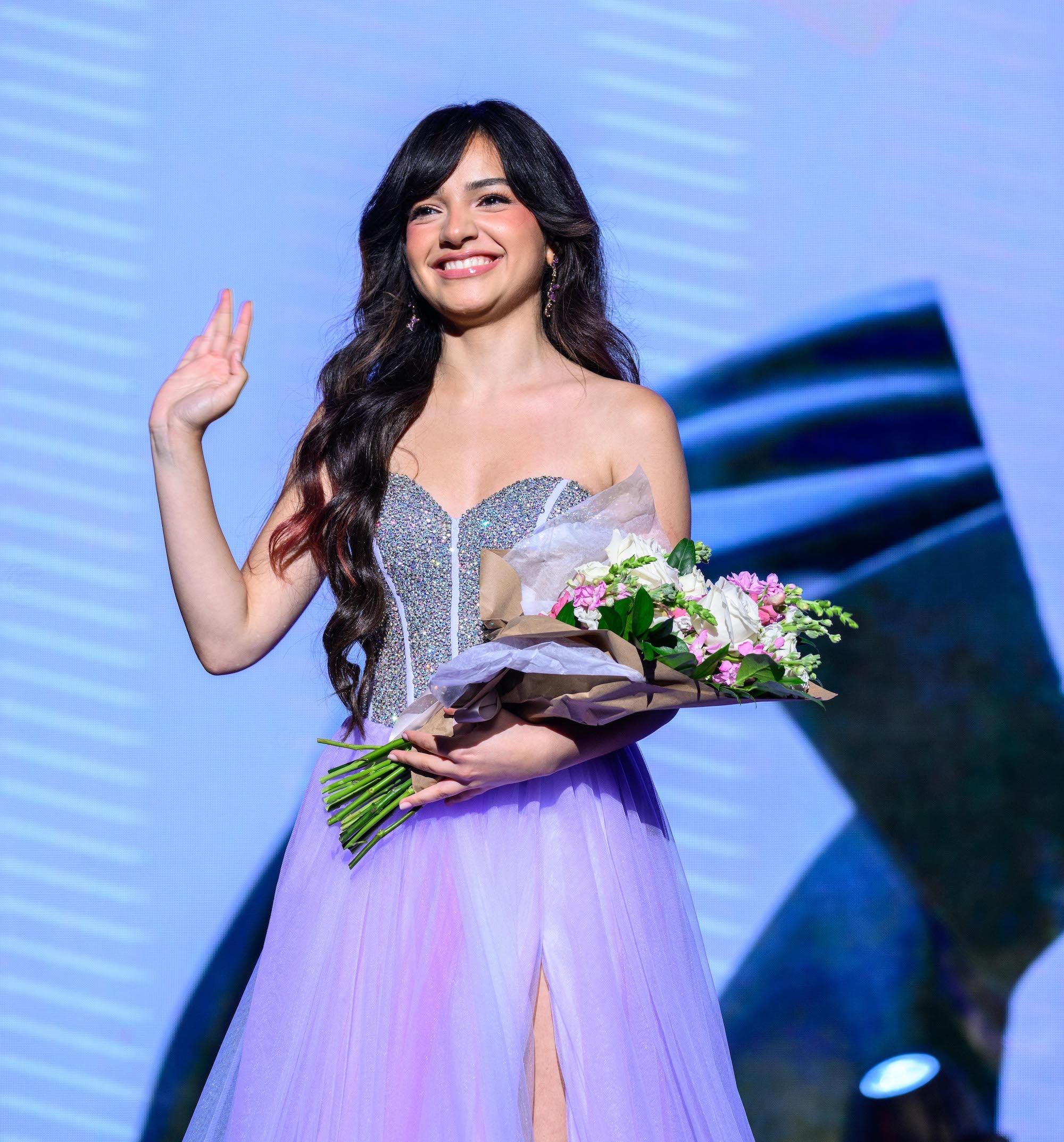 UmaSofia Srivastava during her final walk at the Miss All-American pageant.