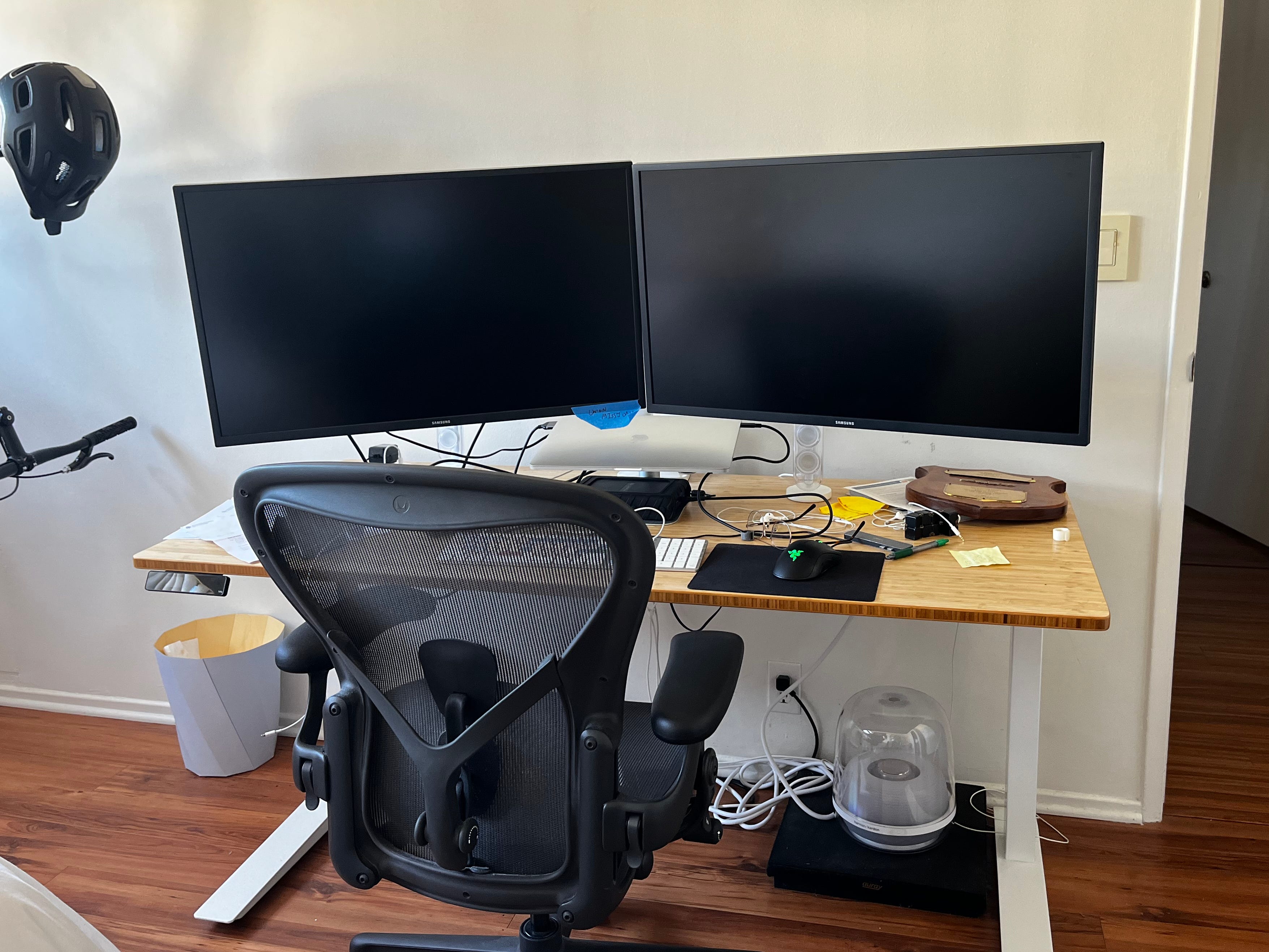 Edward Wardrip editing setup