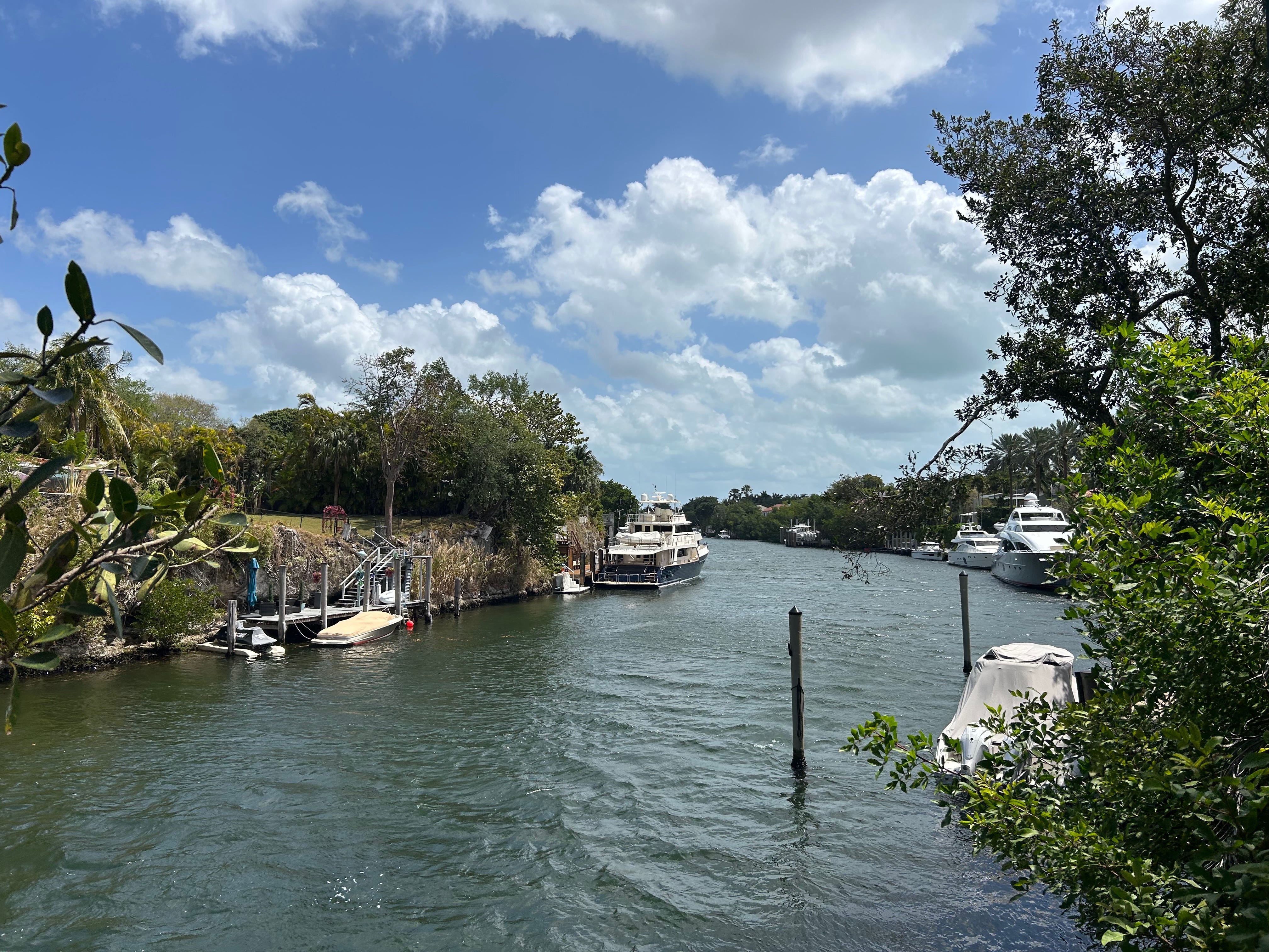 Causeway near Gables Estates in Coral Gables, Miami