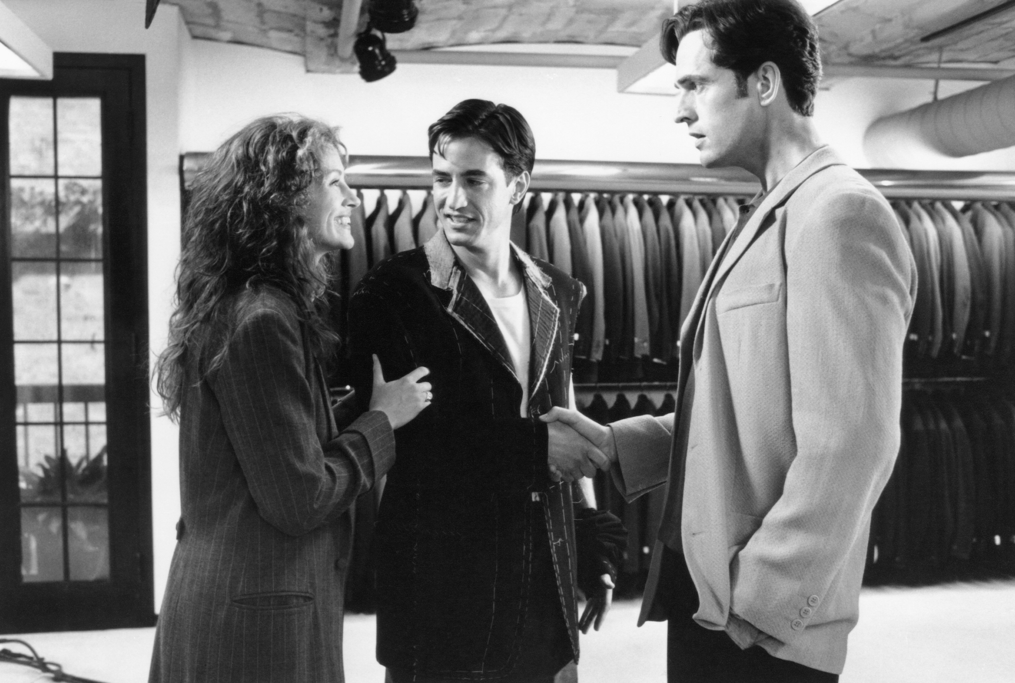 Julia Roberts, Dermot Mulroney, Rupert Everett in 