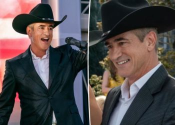 Dermott Mulroney jokes about doing ‘research’ for his threesome-loving ‘Hunter Wives’ character: ‘So fun’