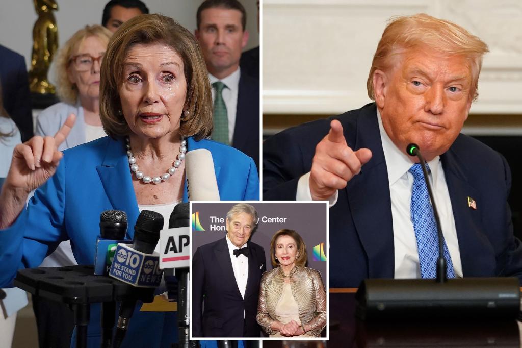 Trump rips ‘disgusting degenerate’ Pelosi, alleges ‘average’-minded husband Paul got rich off ‘inside information’