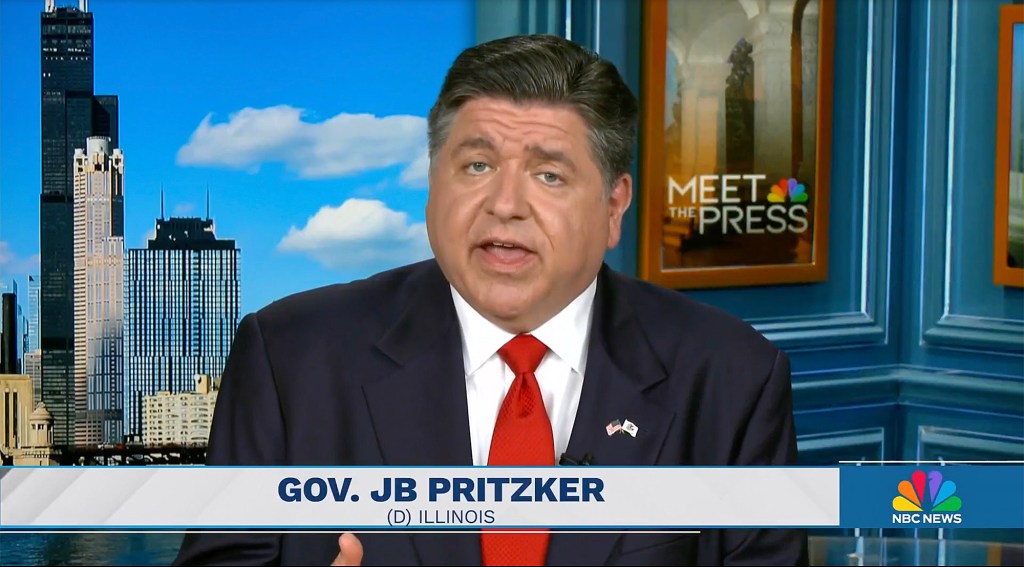 Gov. JB Pritzker (D) Illinois on Meet the Press.