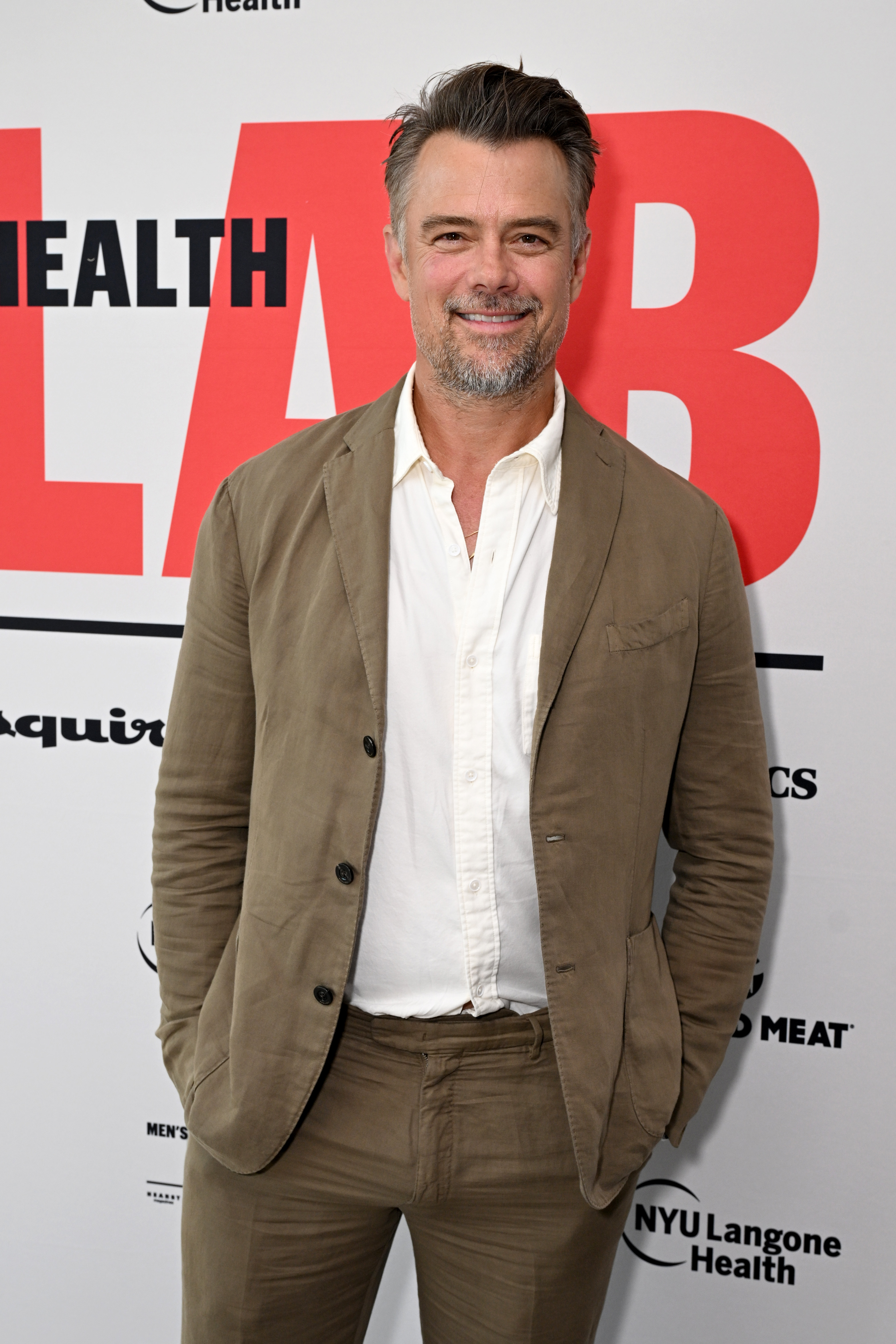 Josh Duhamel at the Men's Health Lab in 2025