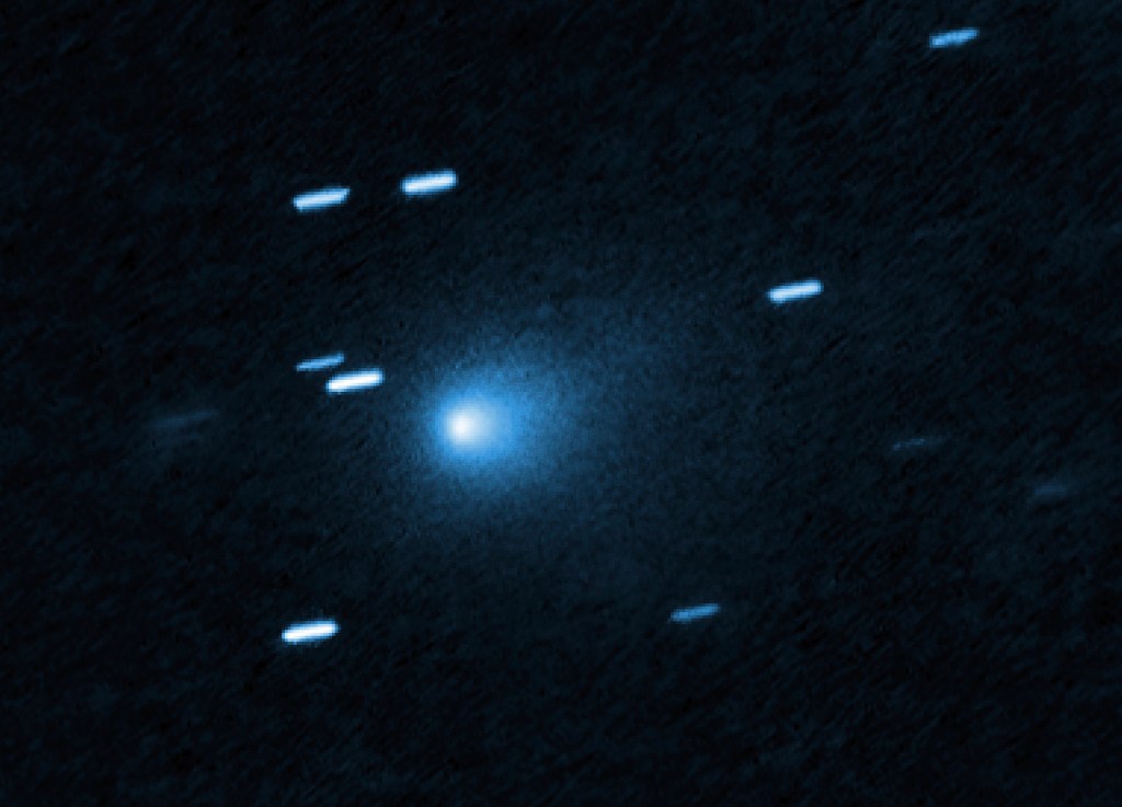Hubble Space Telescope image of interstellar comet 3I/ATLAS.