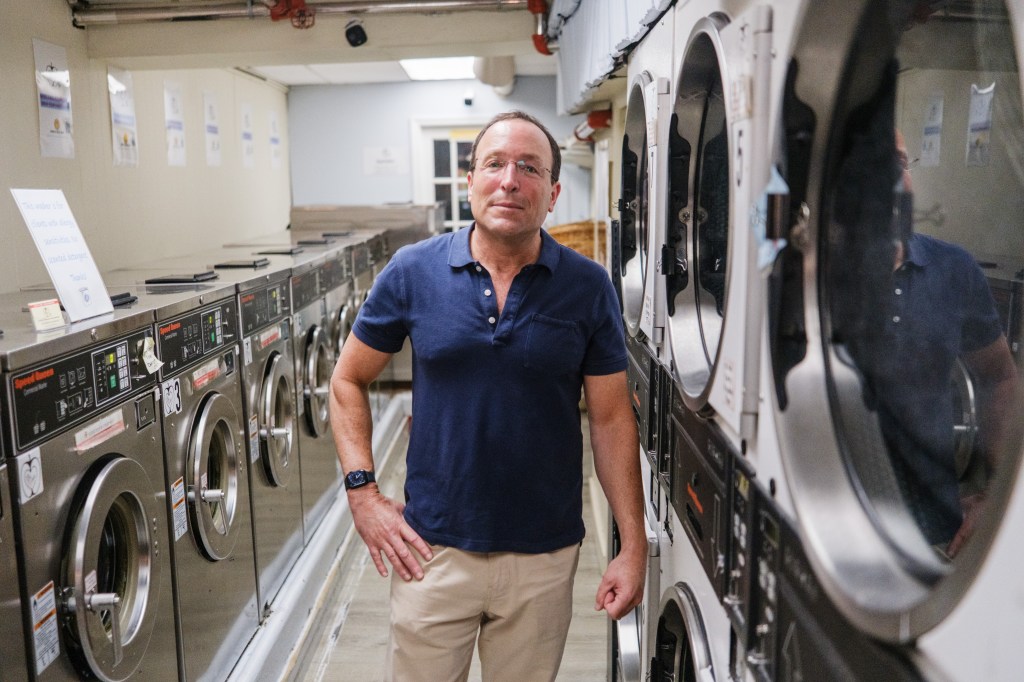 Todd Layne, owner of Todd Layne Cleaners on 77th street between 2nd and 3rd avenue on the Upper East Side of Manhattan. 