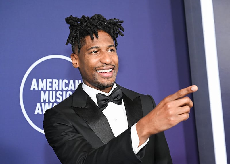 Jon Batiste at the 2025 American Music Awards held at the Fontainebleau Las Vegas on May 26, 2025 in Las Vegas, Nevada. (Photo by Gilbert Flores/Penske Media via Getty Images)