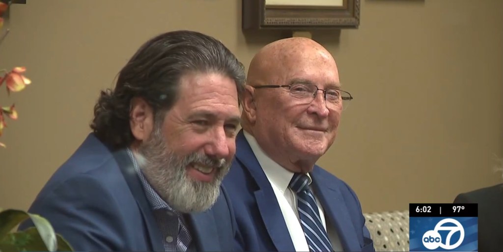 Photo of Dr. David Diffine and another man.