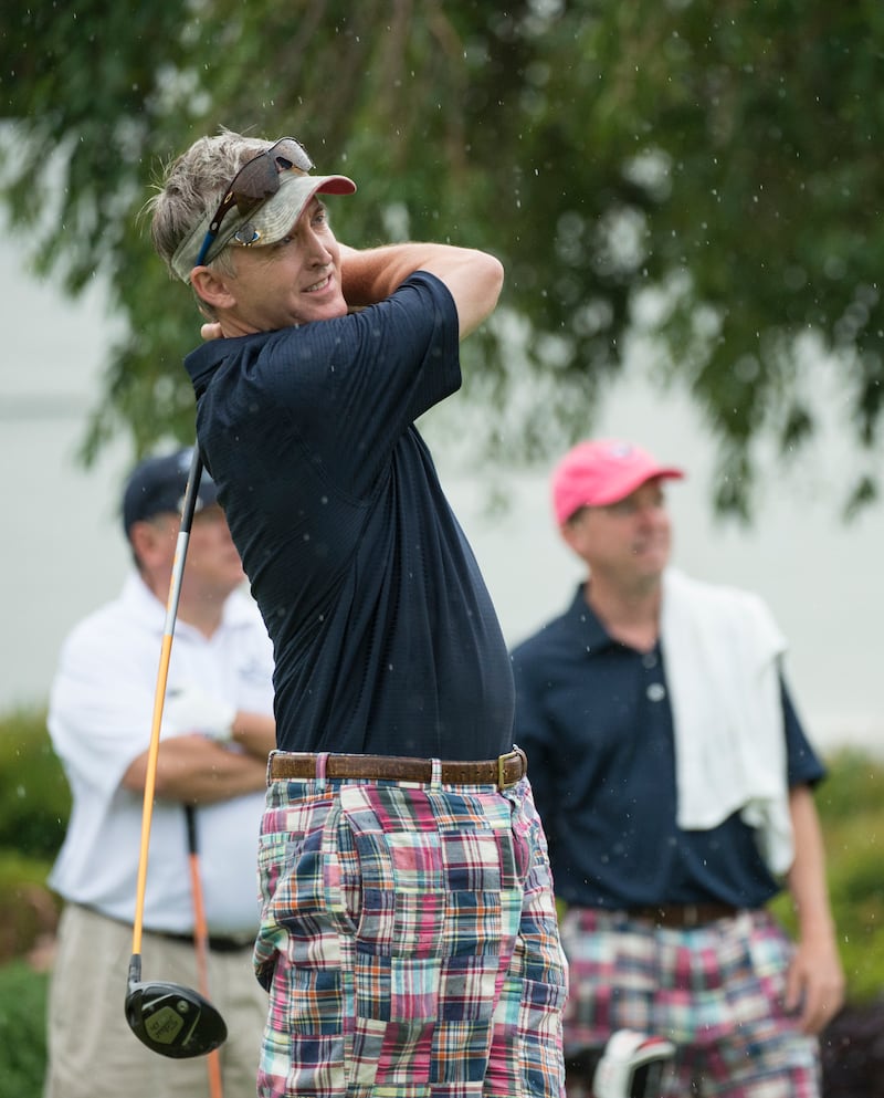 UNITED STATES - JULY 9: Rep. Trey Gowdy, R-S.C., tees off at the 1st hole during the 2012 The First Tee Congressional Challenge golf tournament at Columbia Country Club in Chevy Chase, Md., on Monday July 9, 2012. (Photo By Bill Clark/CQ Roll Call)
