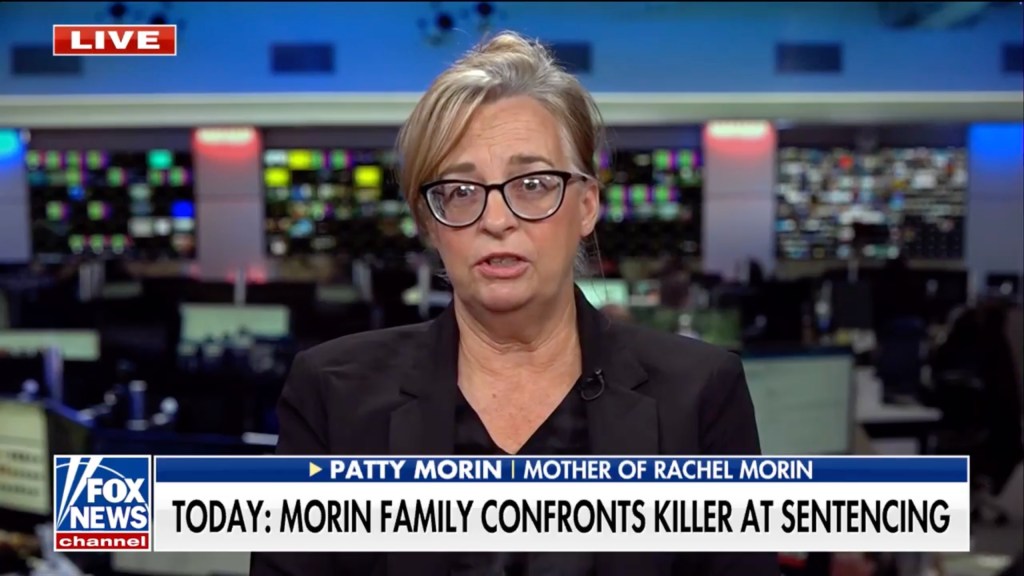 Patty Morin on Fox News discussing her daughter's murder.
