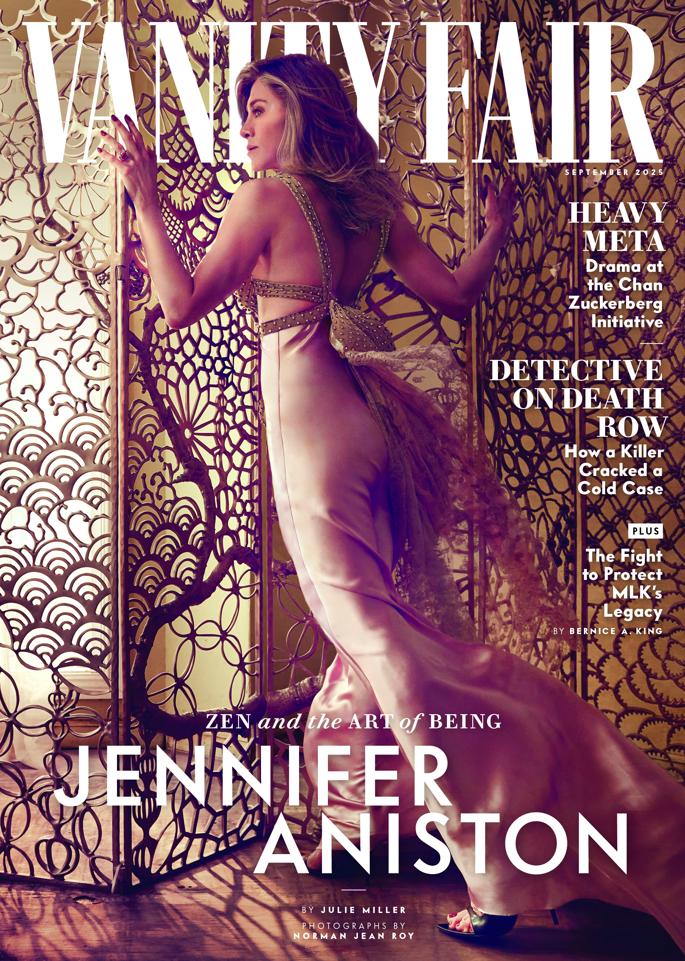 Jennifer aniston on the cover of Vanity Fair