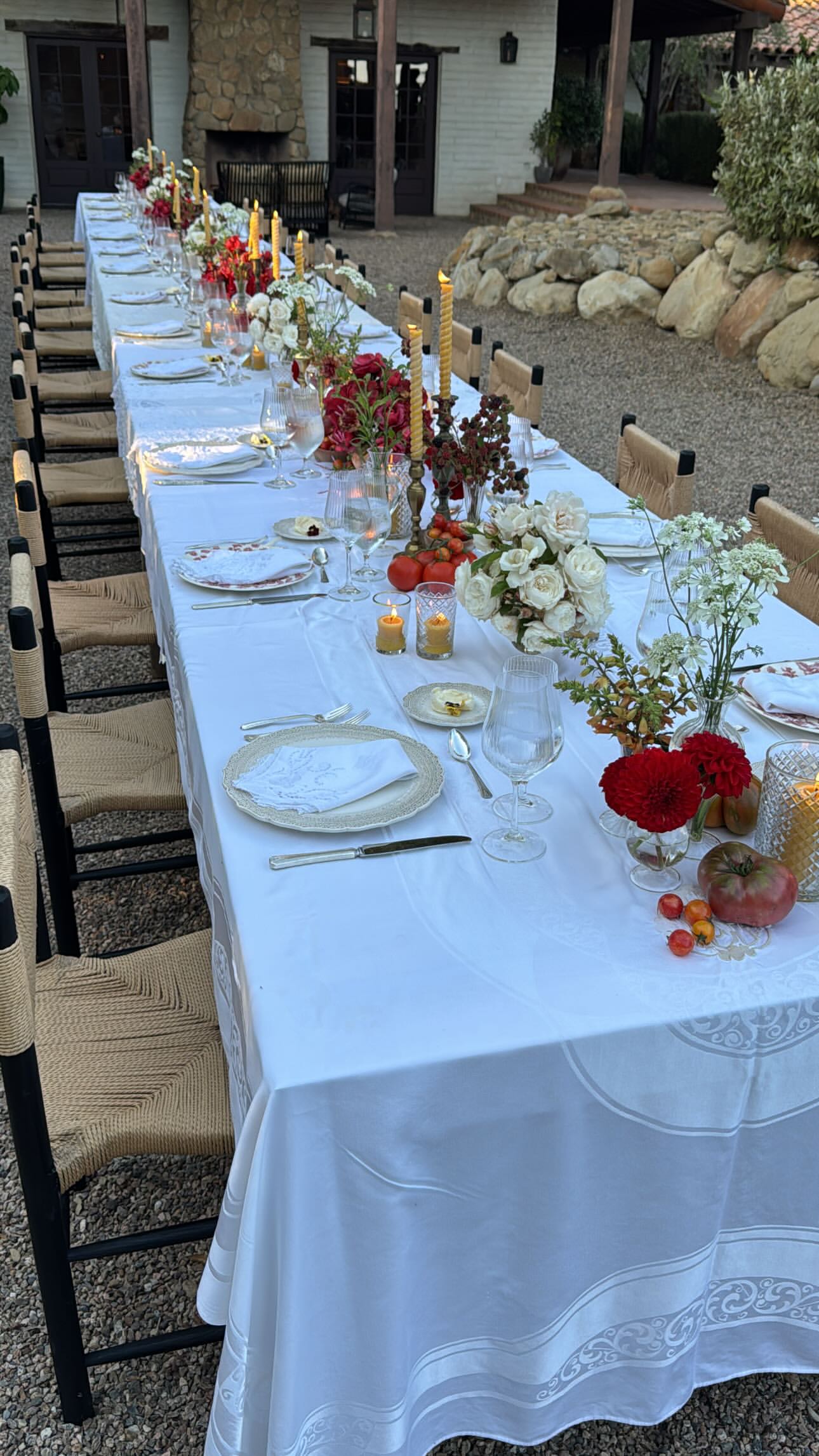 Kylie Jenner's birthday dinner decor