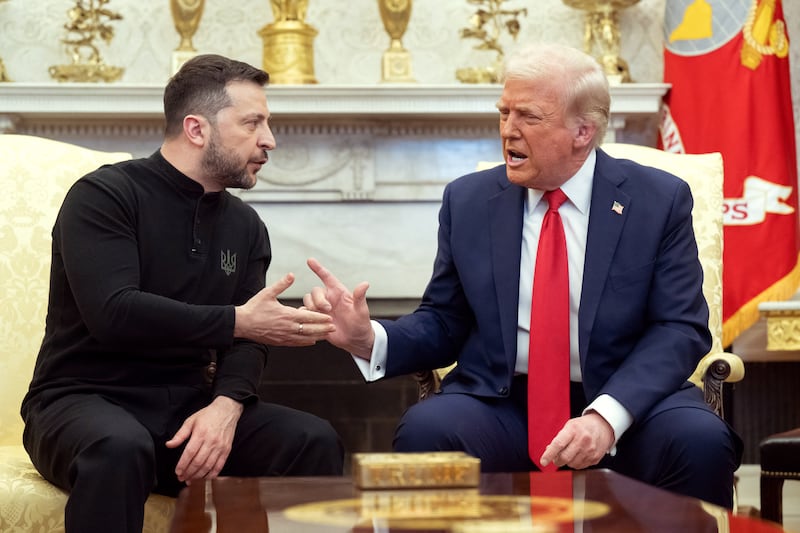 Zelensky and Trump