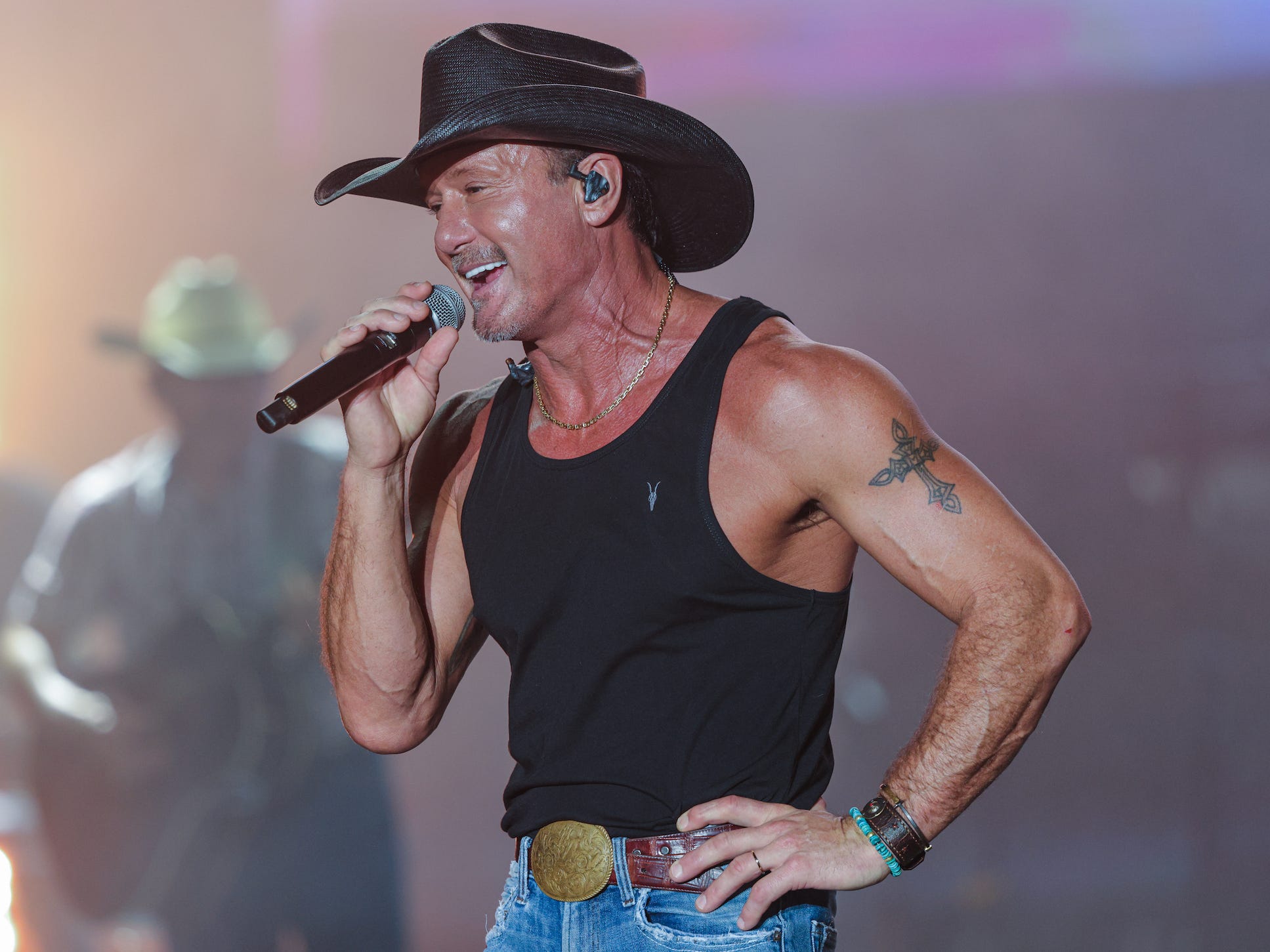 Tim McGraw performs during the Windy City Smokeout on August 5, 2022 in Chicago, Illinois. (
