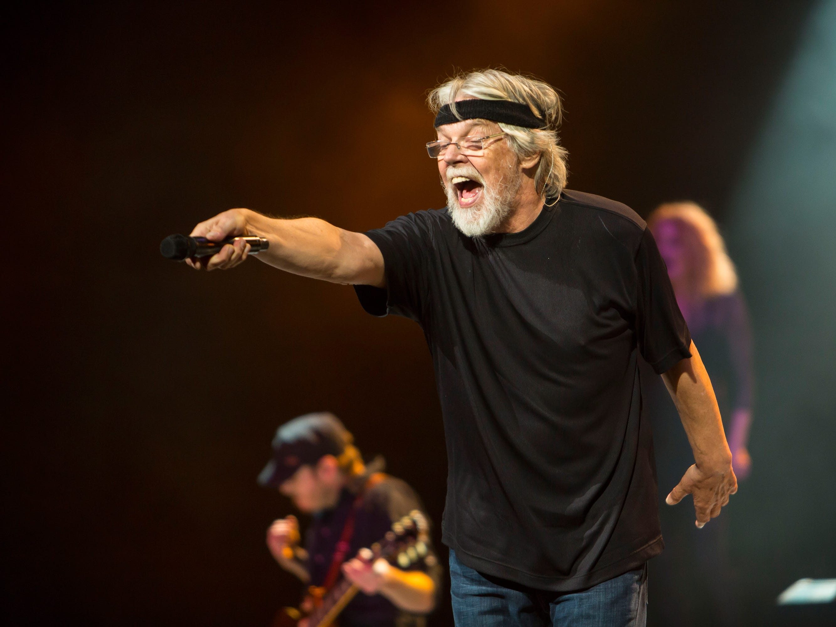 Bob Seger of Bob Seger and the Silver Bullet band performs in concert at The Palace of Auburn Hills on April 11, 2013