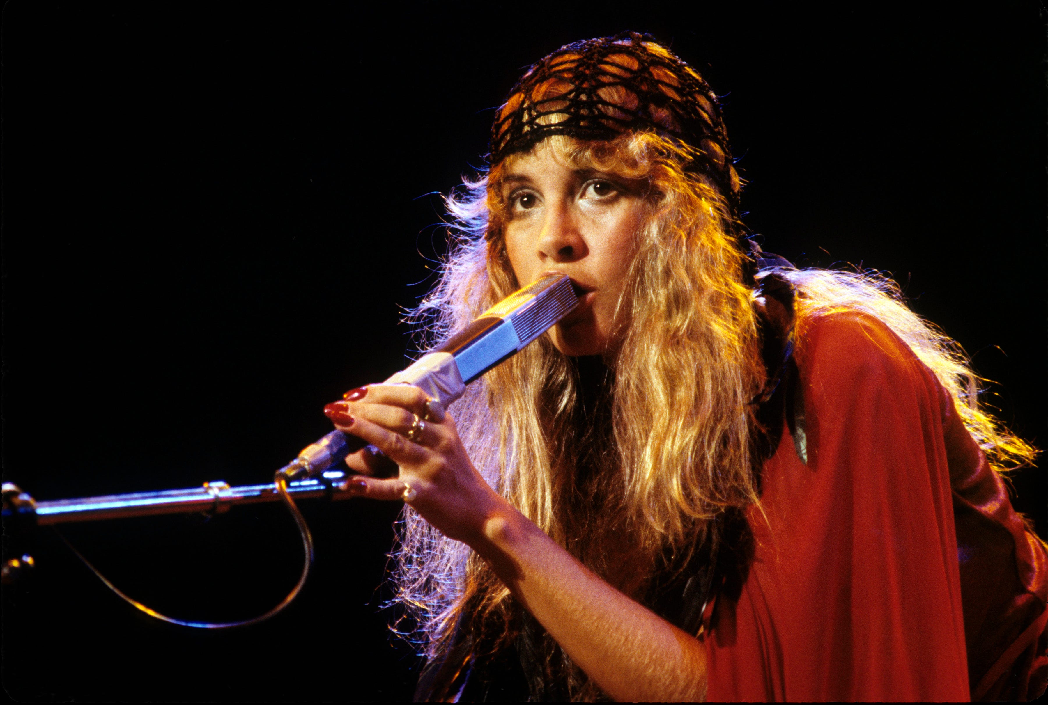 Photo of Stevie NICKS and FLEETWOOD MAC; Stevie Nicks performing live onstage