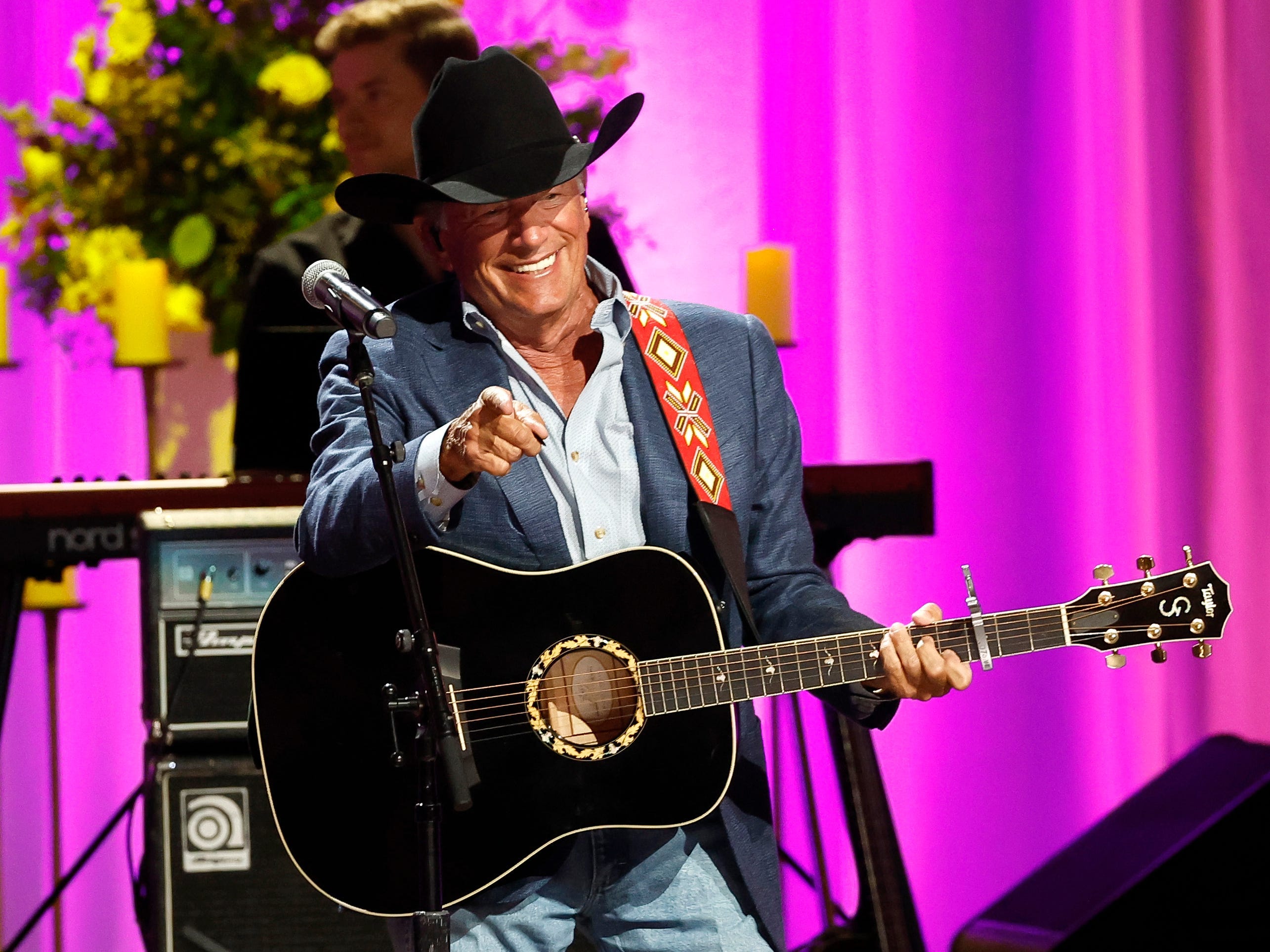George Strait performs at the Coal Miner's Daughter: A Celebration Of The Life & Music Of Loretta Lynn at the Grand Ole Opry on October 30, 2022