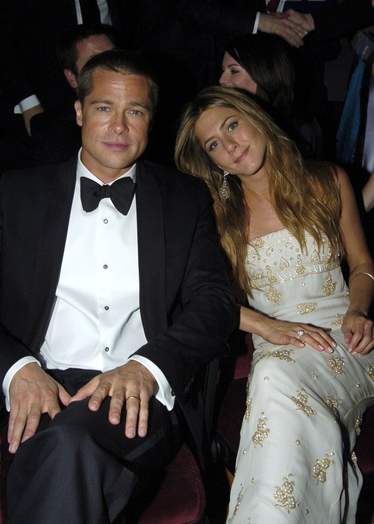 Jennifer Aniston and Brad Pitt 