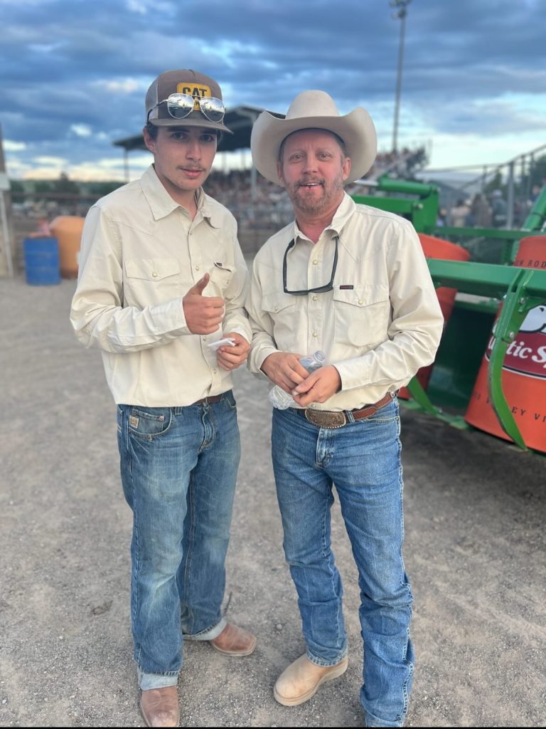 Brandon Blackstock with son Seth.