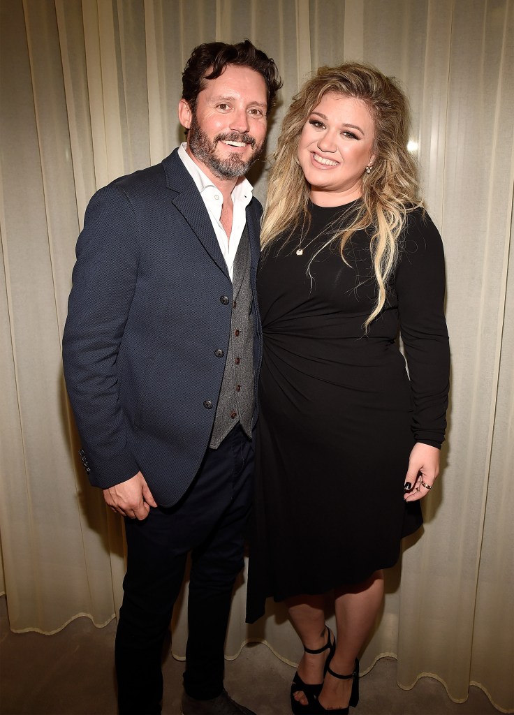 Brandon Blackstock with Kelly Clarkson.