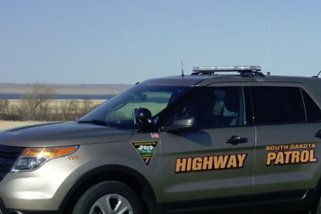 South Dakota Highway Patrol vehicle.