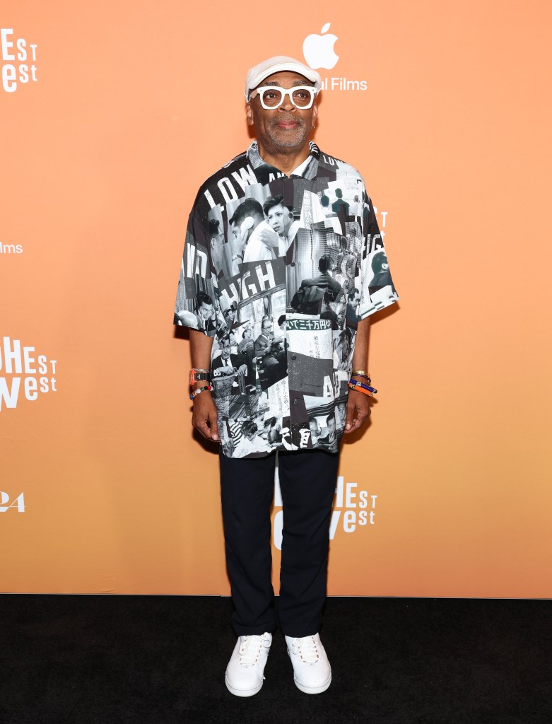 Spike Lee attends the ‘Highest 2 Lowest’ premiere 
