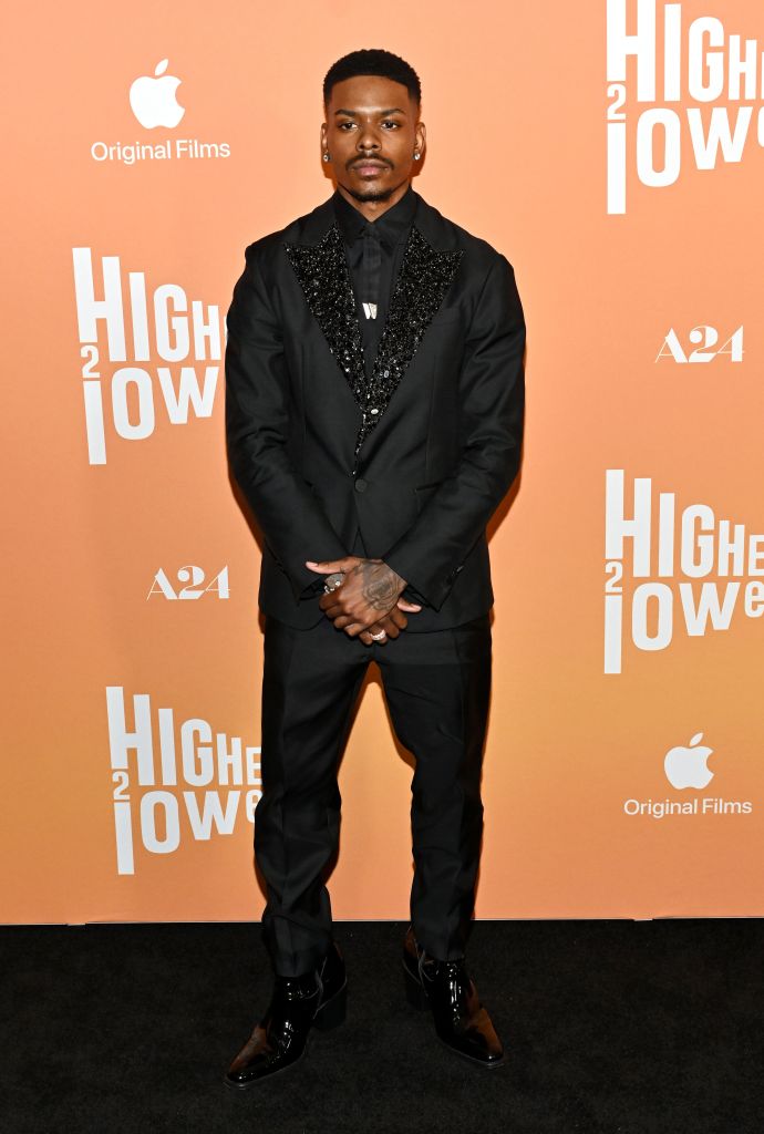 Aubrey Joseph attends the ‘Highest 2 Lowest’ premiere 