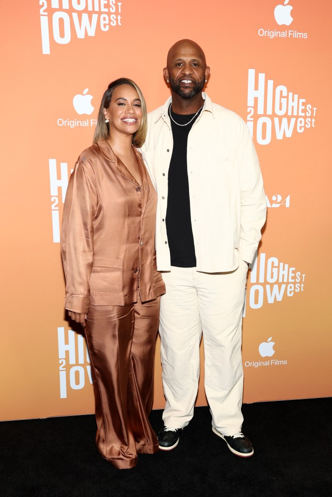 Mary Floyd and CC Sabathia attend the ‘Highest 2 Lowest’ premiere 
