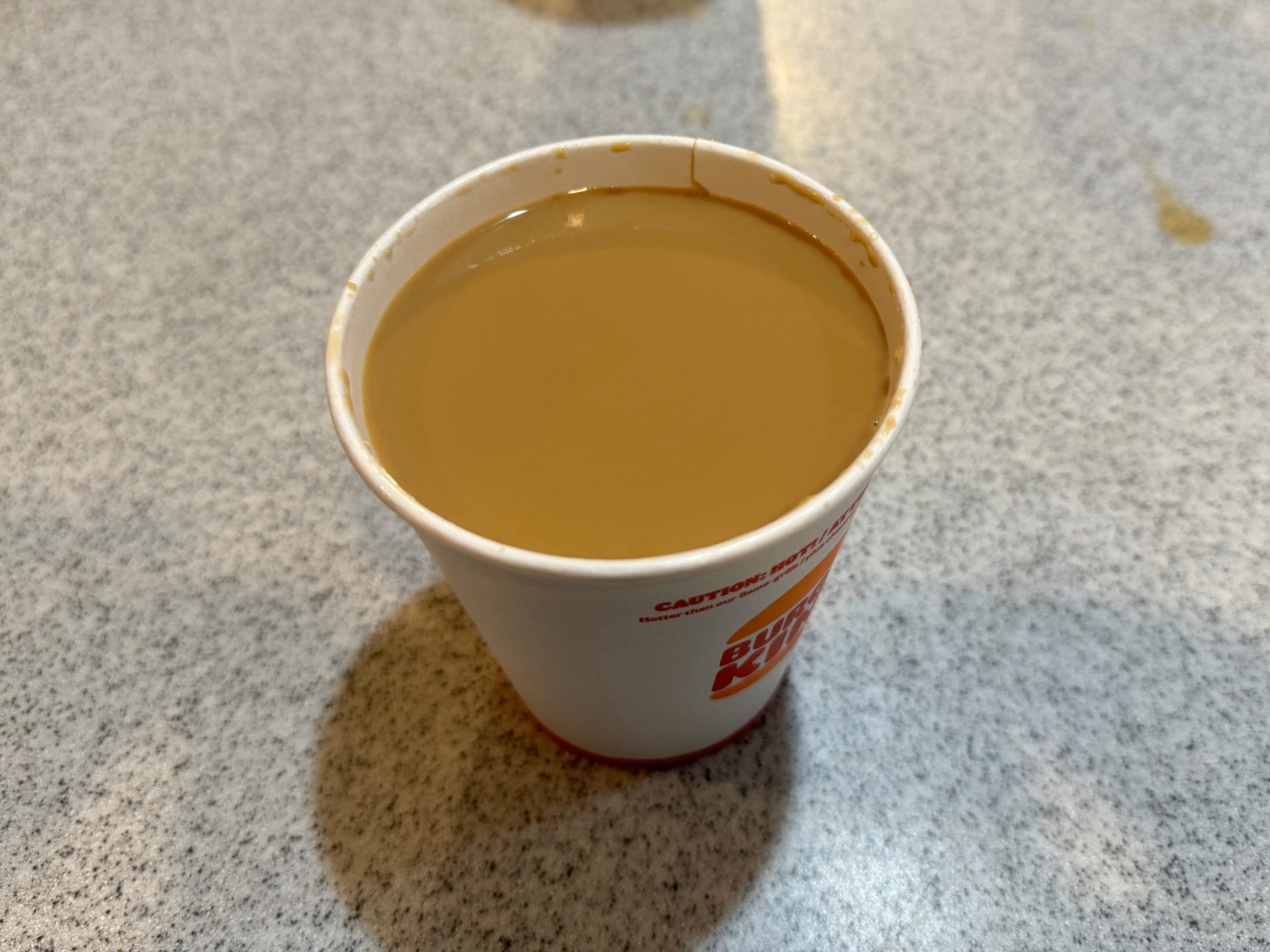 burger king coffee