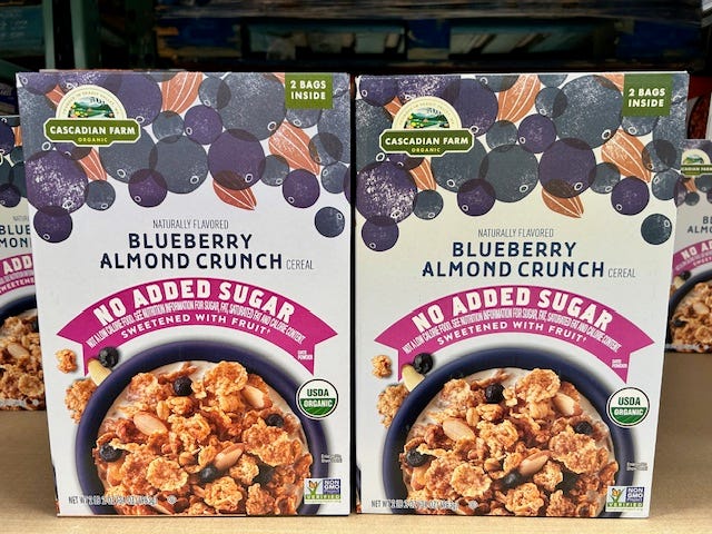 BLueberry almond crunch granola