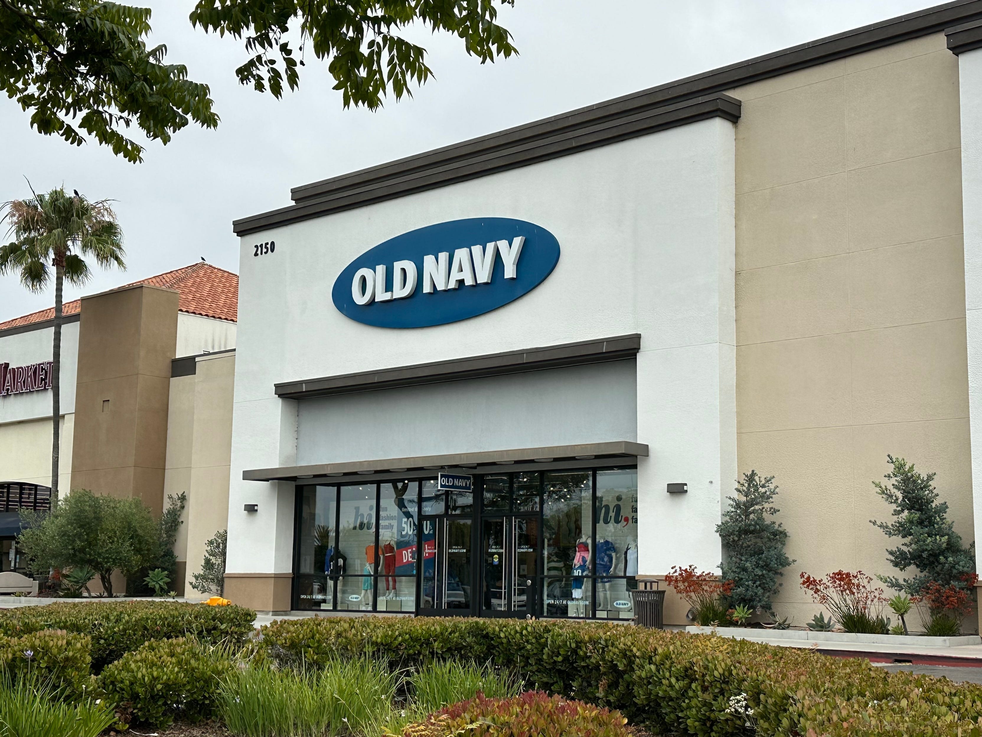 The exterior of an Old Navy store.
