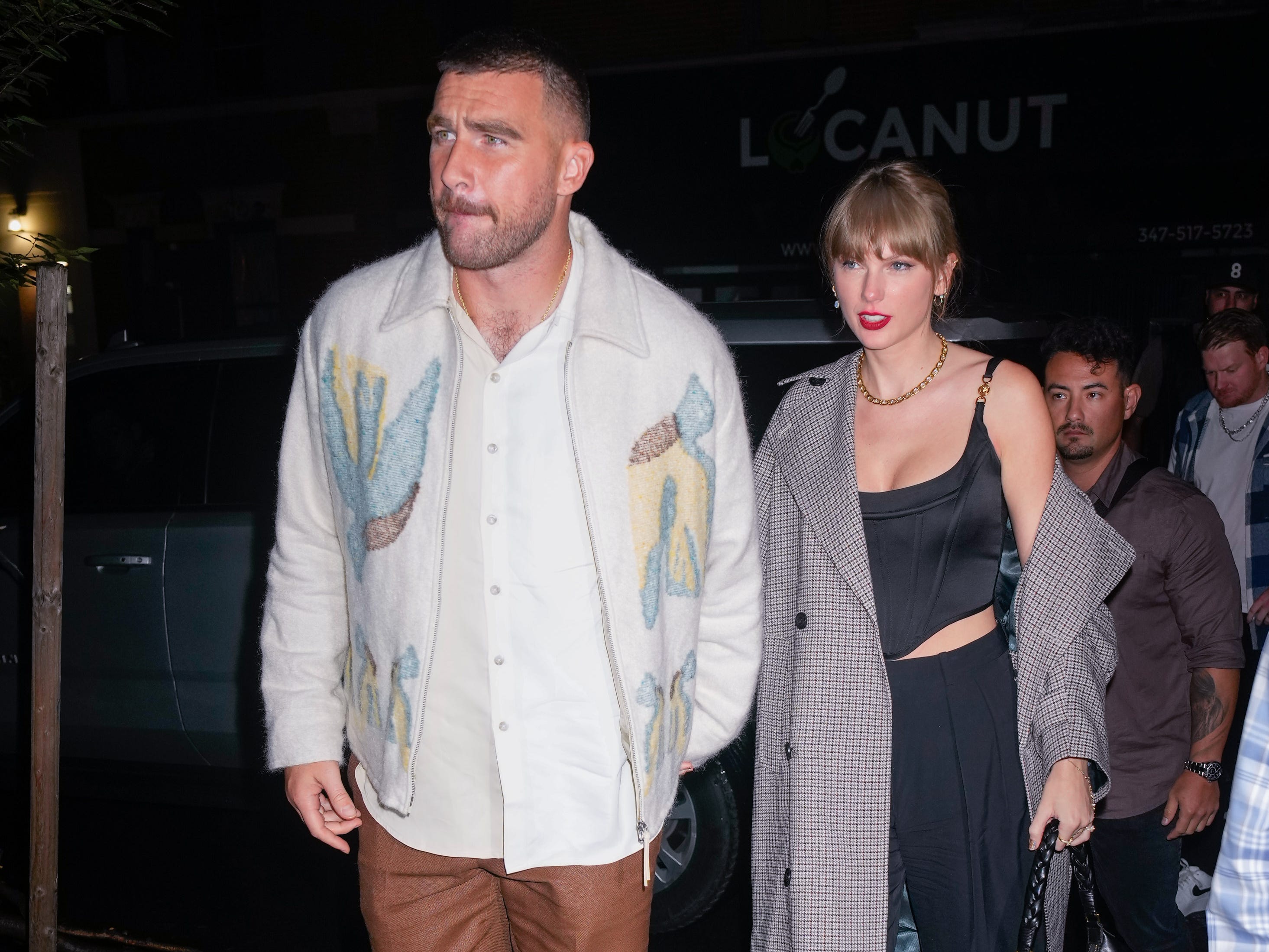 travis kelce taylor swift snl after party new york city