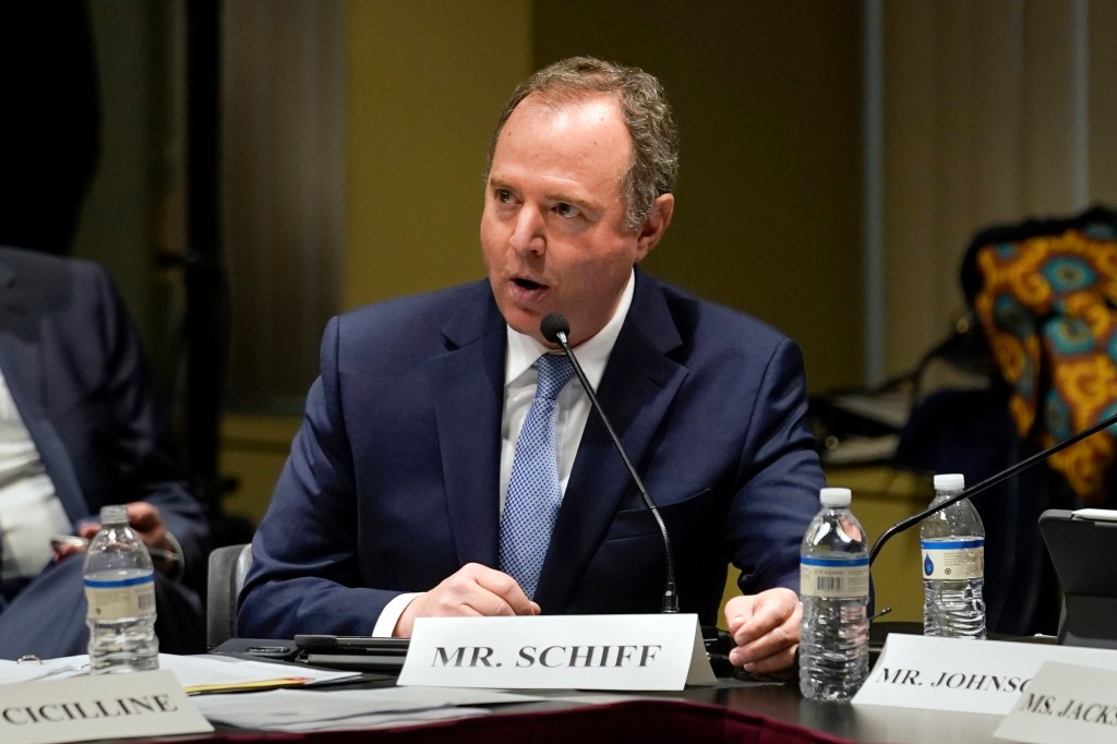 Rep. Adam Schiff speaking at a House Judiciary Committee hearing.