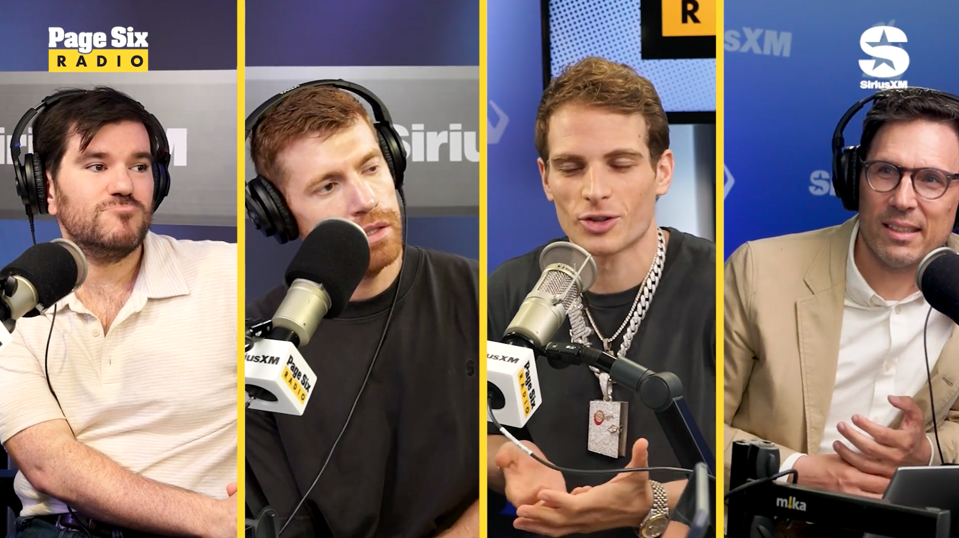 Gianna Paolo on Page Six radio with Ian Mohr, Danny Murphy, and Evan Real. 
