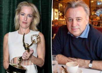 Keith McNally’s mystery Hollywood lover, dubbed ‘X’ in his memoir, appears to be Gillian Anderson
