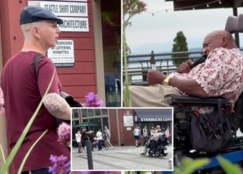 Seattle gunman Gregory Timm — who crashed car into Trump voter registration — is accused of shooting man in wheelchair over ‘stolen valor’